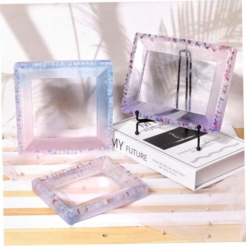 DOITOOL Photo Frame Mold Epoxy Silicone Mold for Crafts Creative Picture Frame Making Flexible for Home Decor Easy to in Saudi Arabia