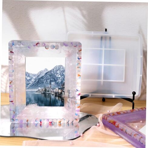 DOITOOL Photo Frame Mold Epoxy Silicone Mold for Crafts Creative Picture Frame Making Flexible for Home Decor Easy to in Saudi Arabia