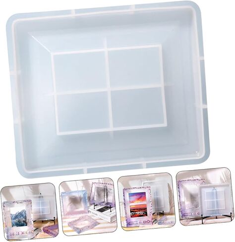 DOITOOL Photo Frame Mold Epoxy Silicone Mold for Crafts Creative Picture Frame Making Flexible for Home Decor Easy to in Saudi Arabia
