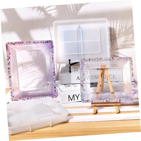 DOITOOL Photo Frame Mold Epoxy Silicone Mold for Crafts Creative Picture Frame Making Flexible for Home Decor Easy to in Saudi Arabia
