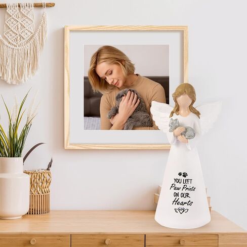 Cat Memorial Gifts for Loss of Cat - Sympathy Gift for Cat Lovers, Pet Memorial Keepsake for Grieving Cat Owners, Remembrance Gifts for Loss of Pet (Granite Cat) in Saudi Arabia