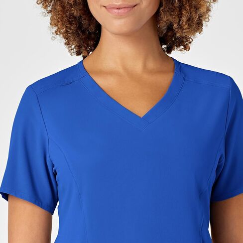 Renew Women's V-Neck Top, Royal, XL in Saudi Arabia