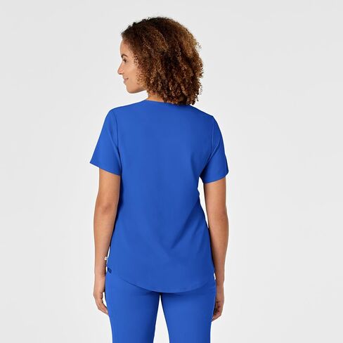 Renew Women's V-Neck Top, Royal, XL in Saudi Arabia