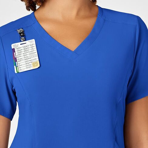 Renew Women's V-Neck Top, Royal, XL in Saudi Arabia