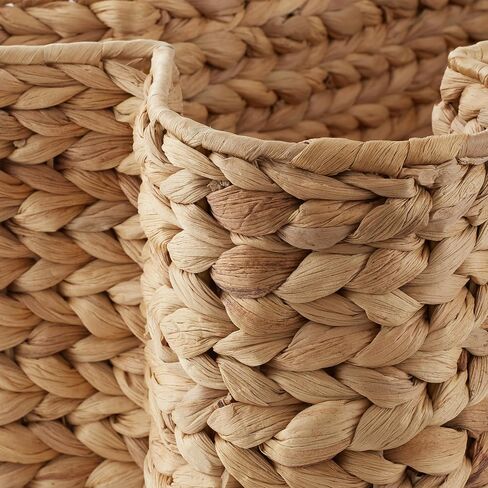 Casafield Dog Bone Shaped Storage Basket - Natural, Large Woven Water Hyacinth Pet Toy Organizer Bin in Saudi Arabia
