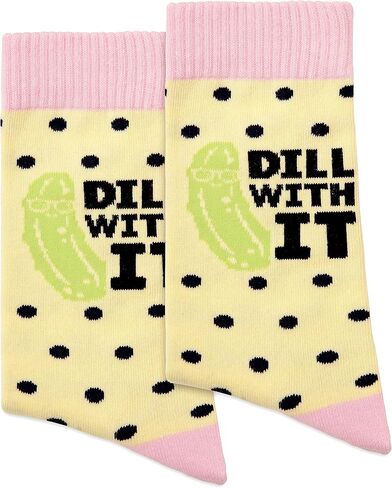 I’m Kind Of A Big Dill Socks, Socks for women, Pickle Socks, Funny Socks, Crazy Socks.(051) in Kuwait