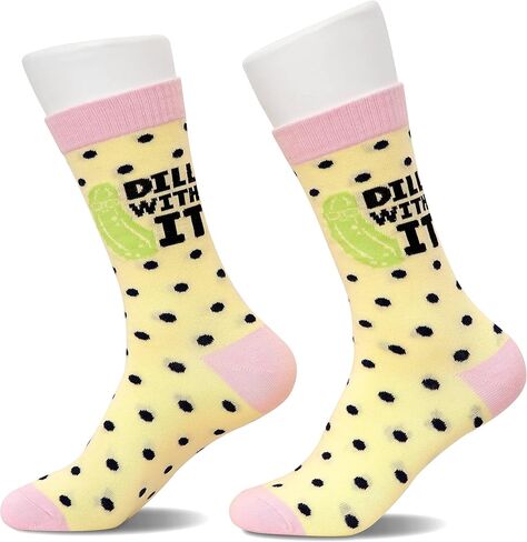 I’m Kind Of A Big Dill Socks, Socks for women, Pickle Socks, Funny Socks, Crazy Socks.(051) in Kuwait