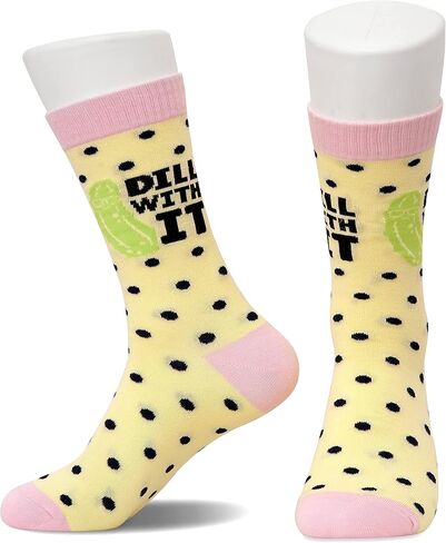 I’m Kind Of A Big Dill Socks, Socks for women, Pickle Socks, Funny Socks, Crazy Socks.(051) in Kuwait