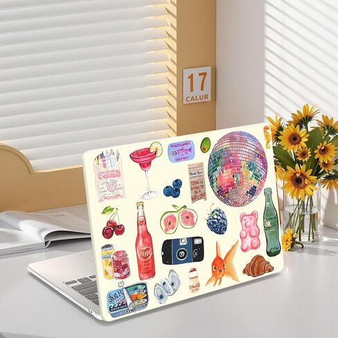 iLeadon Compatible with MacBook Air 13 inch Case 2024, 2025-2022 M4 A3240 M3 A3113 A2681, Protective Hard Shell Case Cover for 13 inch MacBook Air M2 Case (Off-White) in Kuwait