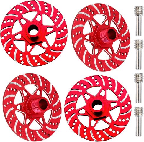 Aluminum Alloy Brake Disk Upgrades Part for ARRMA 1/8 Typhon 6S 1/7 Infraction Limitless Felony 6S BLX (Red) in Saudi Arabia