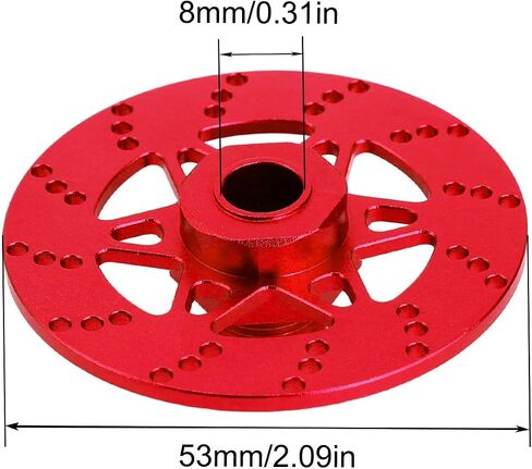 Aluminum Alloy Brake Disk Upgrades Part for ARRMA 1/8 Typhon 6S 1/7 Infraction Limitless Felony 6S BLX (Red) in Saudi Arabia