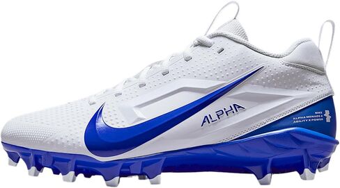 Nike Alpha Menace 4 Varsity Molded Football Cleats SZ 10.5 Black | White in Saudi Arabia