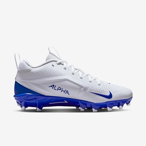 Nike Alpha Menace 4 Varsity Molded Football Cleats SZ 10.5 Black | White in Saudi Arabia