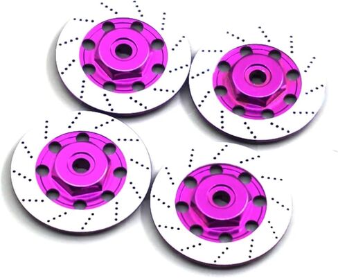 RC REPAR LEART FOR SAKURA D4 1/10 4PCS WHEENT BRAKE DIRC SET RC RC DRIFT لسباق سيارات ترقية أجزاء أجزاء مُحسّنة بديلة DIY (PINK) in Kuwait