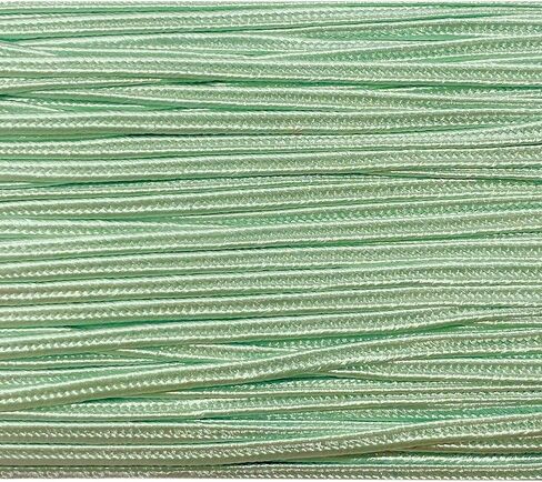 Kyezi Design and Craft 3mm Viscose Soutache Braid Cord String Beading Sewing Quilting Trimming Embroidery Crafts Jewelry Design (Silver/Light Grey, 10 Yards) in Saudi Arabia