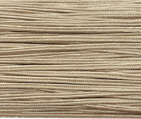 Kyezi Design and Craft 3mm Viscose Soutache Braid Cord String Beading Sewing Quilting Trimming Embroidery Crafts Jewelry Design (Silver/Light Grey, 10 Yards) in Saudi Arabia