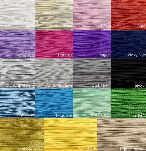 Kyezi Design and Craft 3mm Viscose Soutache Braid Cord String Beading Sewing Quilting Trimming Embroidery Crafts Jewelry Design (Silver/Light Grey, 10 Yards) in Saudi Arabia