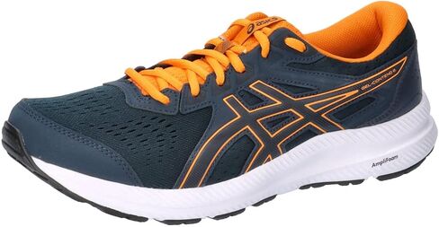 ASICS Men's Patriot 13 Running Shoes, 9.5, French Blue/Sunrise RED in Saudi Arabia