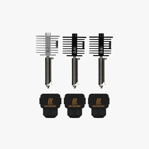 for BambuLab A1 Series Hotend Kit hotend Heating Assembly for Bambu Quick Swapping 0.2mm/0.6mm/0.4mm Hotend for A1/A1 Mini Parts(Kit 2) in Saudi Arabia
