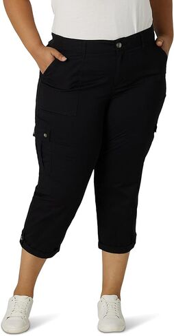 Lee Women's Ultra Lux Comfort with Flex-to-Go Cargo Capri Pant in Kuwait