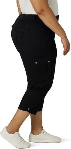 Lee Women's Ultra Lux Comfort with Flex-to-Go Cargo Capri Pant in Kuwait