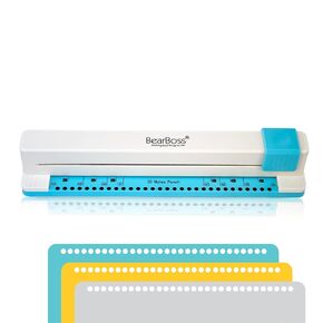 30 Hole Paper Punch, Planner Hole Punch, Adjustable Hole Puncher for Discbound Notebooks & Journaling Supplies
