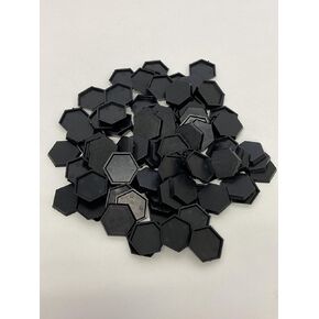30mm Hexagon Base Lot of 100 Used for Wargaming Warzone Miniatures