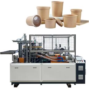 Automatic Paper Bowl Forming Machine Food Container Making Machine High-Speed Paper Cup & Bowl Forming Equipment for Disposable Tableware