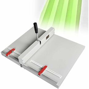 Manual Paper Folding Machine, 60-400g Solid Line Creasing Machine with Precision Positioning Ruler, Indentation Width 460 Mm/Depth 0.8mm, Large Format Table