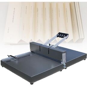 Paper Cutter Manual Creasing Machine, 350mm Paper, Extended Panel/Removable Paper, Hand-held Pressure Lever Cutter for Cards, Photos, Invitations