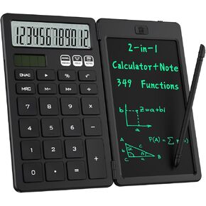 Desk Calculator with Erasable LCD Notepad Calculators ROATEE Desktop Basic Calculators for Middle School Cute Pocket Simple Calculator Office Desk Accessories Supplies Home Office Essential Big Button