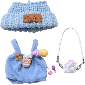 Cute Doll Clothes(NO Doll) - Handcrafted Crochet Dolls Outfits for 17cm Doll, Premium Doll Outfit Accessories, Stylish Dolls Clothes TL803