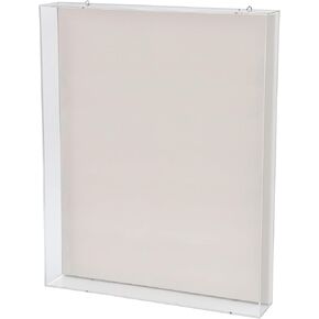 16" x 20" Clear Shadow Box by Studio Décor - Easy Back Loading Frame Includes Pre-attached Hanging Hardware, Horizontal Display - 1 Pack