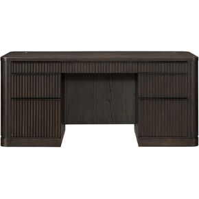Martin Furniture Executive Credenza, Executive Desk, Fully Assembled, Dark Chocolate