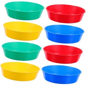 8pcs Practical Mixing Trays for Artists Color Mixing Pallets for Watercolor and Painting Smooth Surface Paint Palette for Creative Projects
