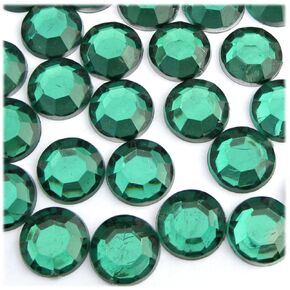 The Crafts Outlet 72pc Rhinestones Round 18mm - Flatback Fucshia