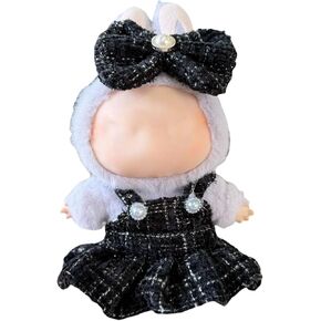 17cm Doll Clothes - Kawaii Chic Style Set Cute Size Outfit with Accessories (NO Doll) - Fashion Clothes (Colour D)