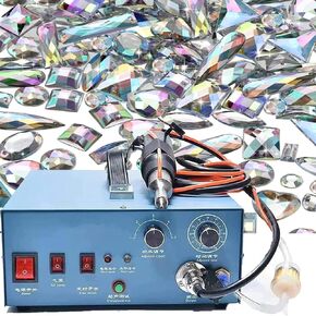Pearl Beads Setting Machine, Hotfix Rhinestone Applicator, DIY Beads Rhinestone Press Fixing Machine, 80pcs/Min Crystal Bling Machine, No Need Glue