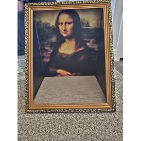 Handcrafted Oil Painting Cat Nest（Mona Lisa）