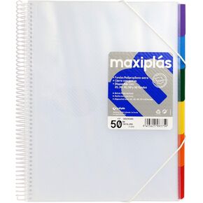 grafoplas 39835100 – 50 Sleeves, A4, Dividers Folder, Transparent