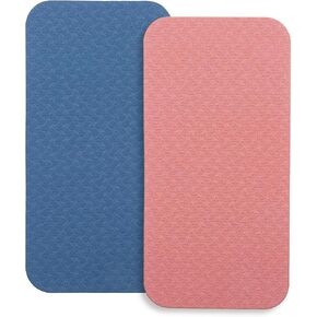 TIESOME 2 Pack Sewing Machine Pedal Mat, 13.4"x6.7" Non Slip Muffling Sewing Foot Pedal Mat Quilting Supplies Accessories for Foot Control Easy to Clean