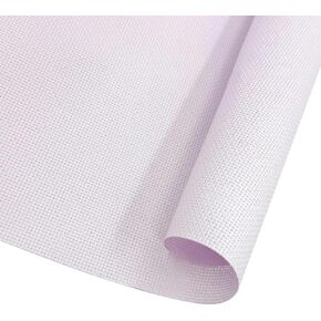 14CT Aida Cloth - 30x35 Inch Cross Stitch Fabric for Embroidery, Pre-Cut Needlework Material, Acid-Free, Durable Weave(Light Blue)