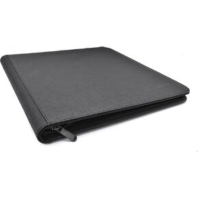 Premium 12 Pocket Trading Card Binder - PU Leather - 480 Side Loading Pocket Album Folder - For TCG and Sports Cards