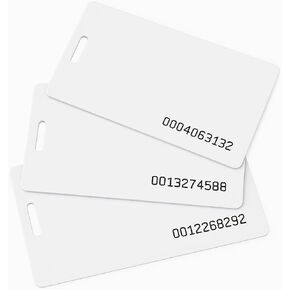 (10 حزمة) بطاقات شارة القرب المركب متوافقة مع NGTECO ، Hapattend ، Uattend (RFID 125 كيلو هرتز رقيقة ISO 0.8 مم)