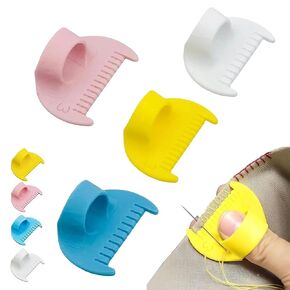 4Pack حافة غرز المقياس والخياطة ، حاكم أصابع الخياطة المصغرة حتى لغرز ، قوالب الخياطة 4 مم ، أداة قياس الإبرة التماس ، مجموعة غرز DIY لخياطة الآلة
