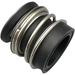 Mechanical Seal Sealing Ring,Water Pump Shaft Seal,1pc MG12 Abrasion Proof Shaft Sealing, Fit 18-90mm Mechanical Shaft Seal Single Coil Spring for Water Pump(25MM)
