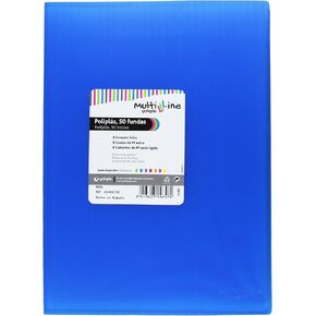 grafoplas 1461730 – 50 Sleeves, Foolscap, Tapas Folder PP, Blue
