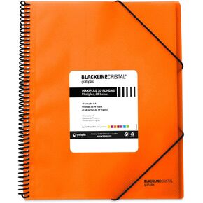 grafoplas 39832252 – 20 Pockets Folder, A4, Tapas, PP Orange