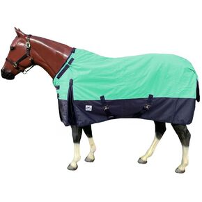1200 Denier Waterproof Adjustable Neck Turnout Sheet - with Black Skirt