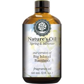 Big Island Bamboo Fragrance Oil (60ml) for Diffusers, Soap Making, Candles, Lotion, Home Scents, Linen Spray, Bath Bombs, Slime